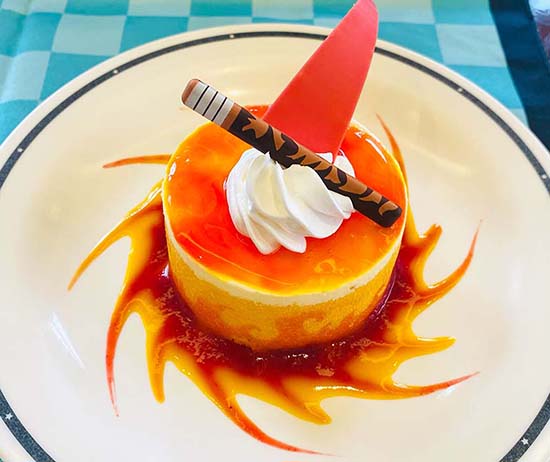 炎柱のオレンジレアチーズケーキ